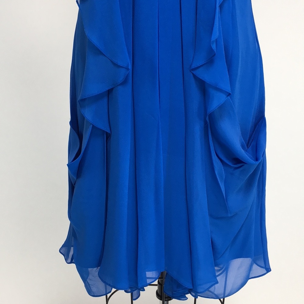 BCBG Blue Sleeveless Dress NWT - Picture 3 of 6
